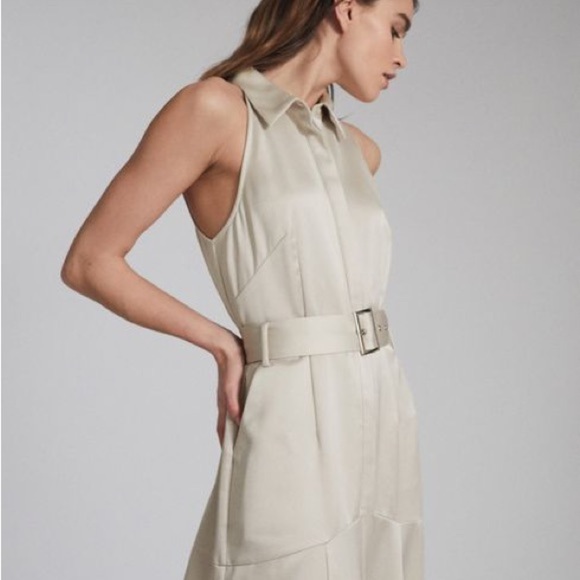 NWT Reiss Champagne Gown - Picture 5 of 12